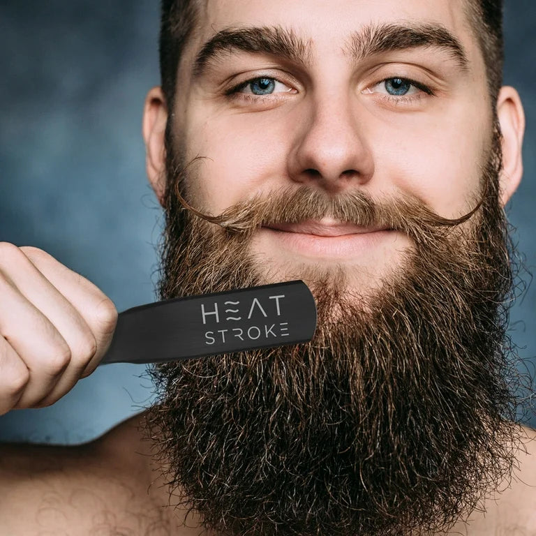 StyleCraft Heat Stroke Cordless Beard & Styling Hot Brush - Black
