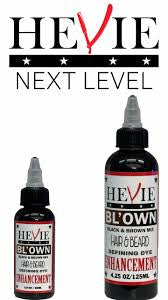 Hevie Enhancement Semi-Permanent Beard & Hair Dye (2 oz) Blown