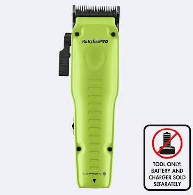 BaBylissPRO® FXONE™ Lo-ProFX Limited Edition Neon Yellow Clipper (Kit Includes Charging Base & Battery)