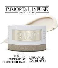 Immortal Infuse Iconic Man Cream Pomade Wax - 150 ml Size