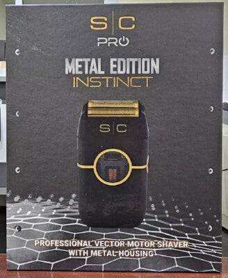 INSTINCT METAL PROFESSIONAL DOUBLE FOIL SHAVER WITH IN2 VECTOR MOTOR
