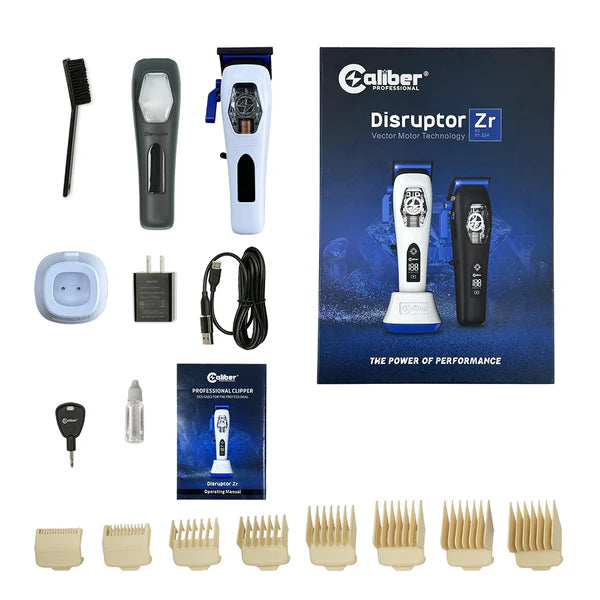 CALIBER DISRUPTOR ZR PROFESSIONAL CLIPPER | VECTOR MOTOR, LCD, 240-MIN